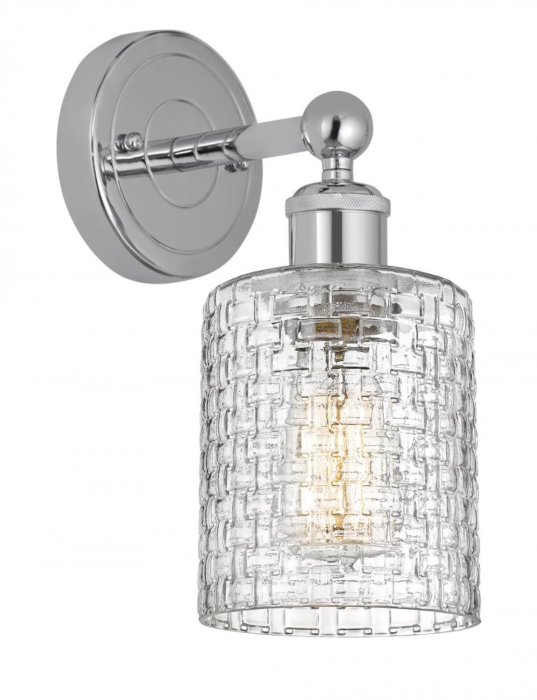 Cobbleskill - 1 Light - 5 inch - Polished Chrome - Sconce