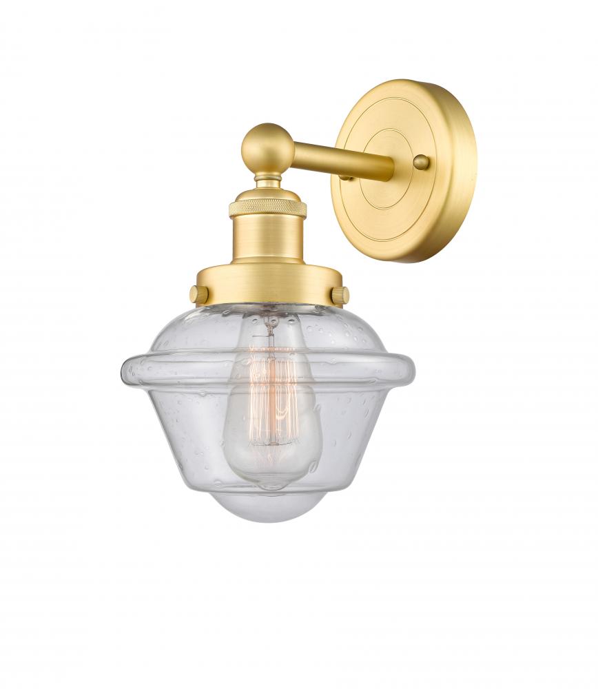 Oxford - 1 Light - 7 inch - Satin Gold - Sconce