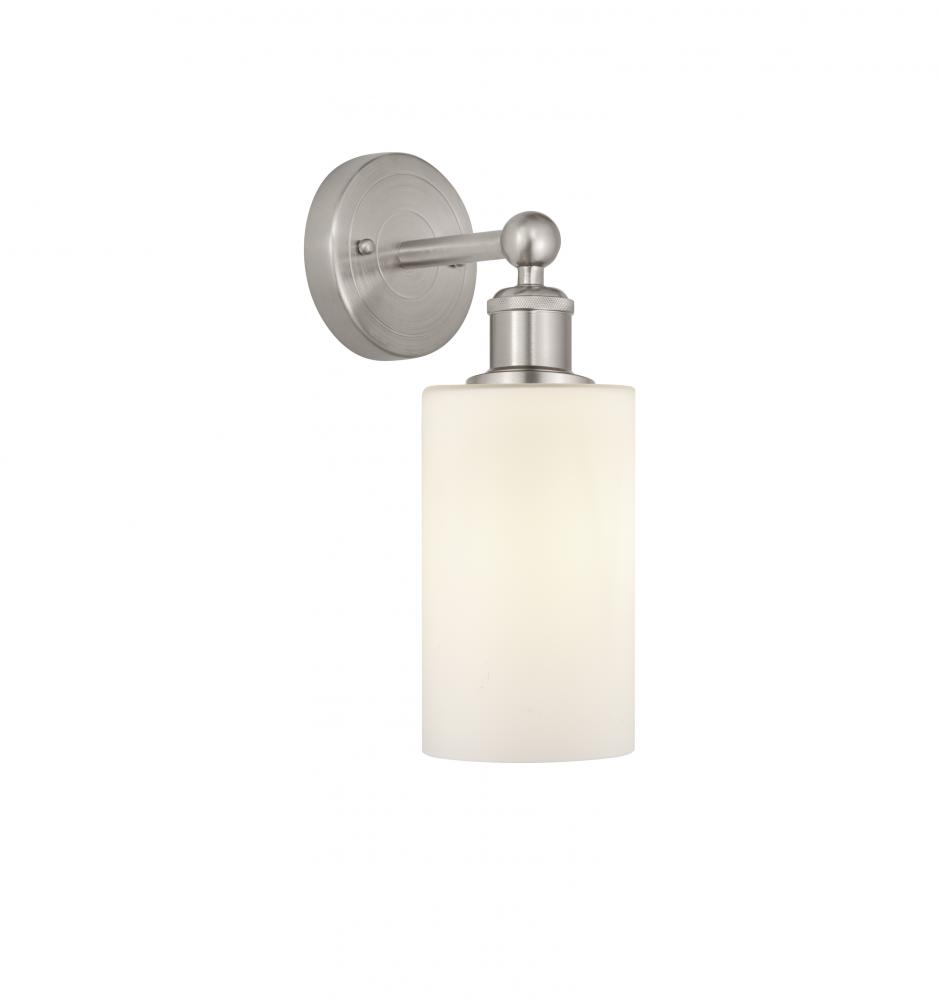 Clymer - 1 Light - 4 inch - Brushed Satin Nickel - Sconce