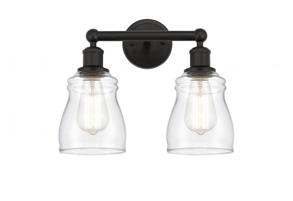 Ellery - 2 Light - 14 inch - Oil Rubbed Bronze - Bath Vanity Light