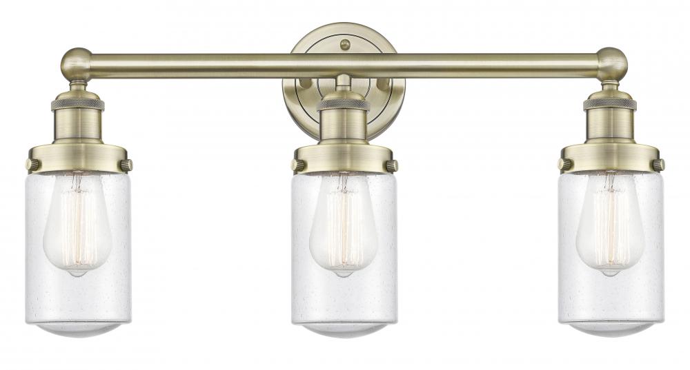 Dover - 3 Light - 23 inch - Antique Brass - Bath Vanity Light