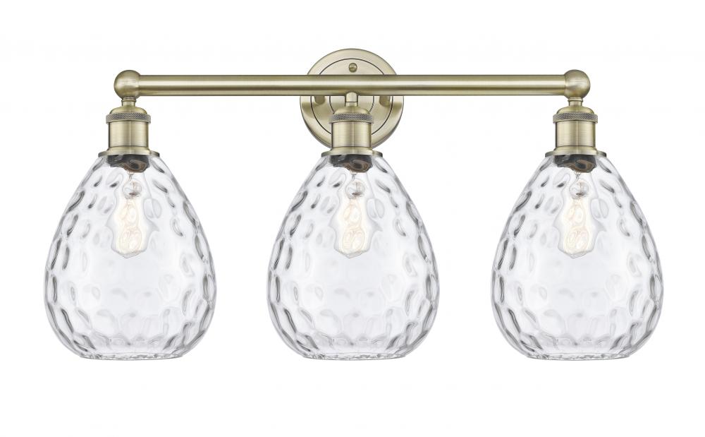 Waverly - 3 Light - 26 inch - Antique Brass - Bath Vanity Light