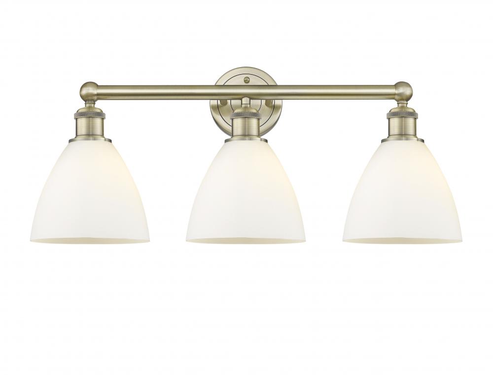 Bristol - 3 Light - 26 inch - Antique Brass - Bath Vanity Light