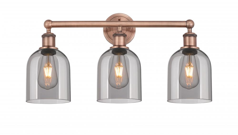 Bella - 3 Light - 24 inch - Antique Copper - Bath Vanity Light