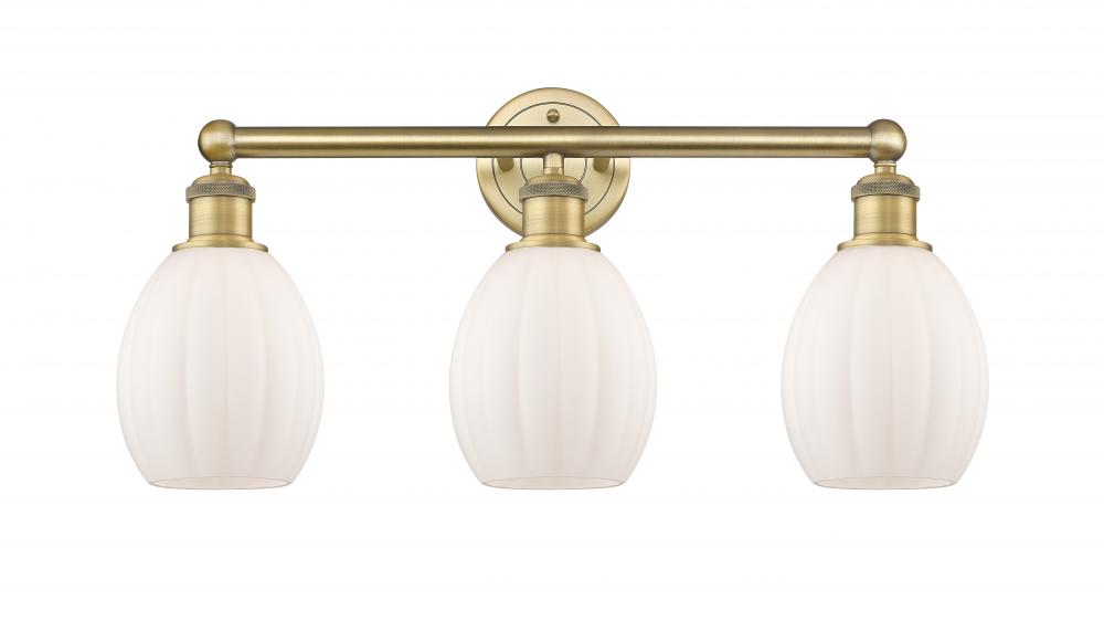 Eaton - 3 Light - 24 inch - Brushed Brass - Bath Vanity Light