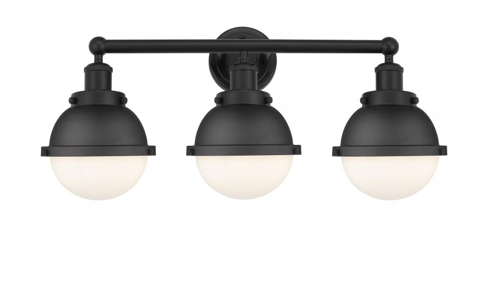 Hampden - 3 Light - 25 inch - Matte Black - Bath Vanity Light