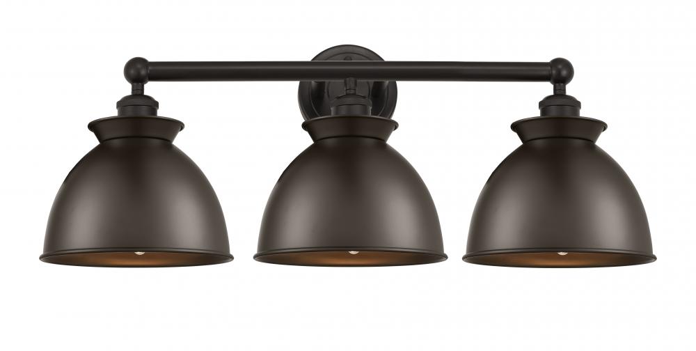 Adirondack - 3 Light - 26 inch - Oil Rubbed Bronze - Bath Vanity Light