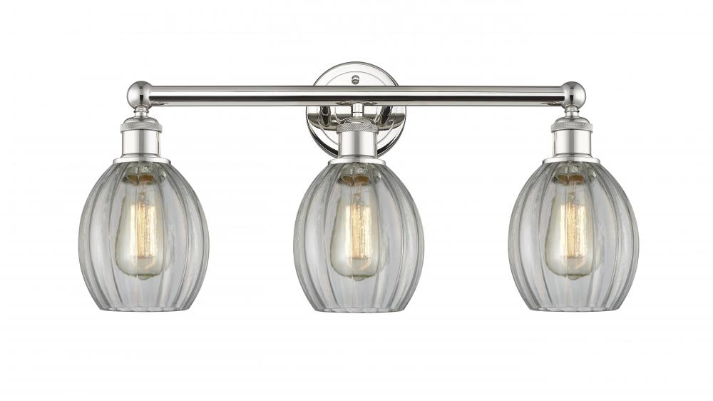 Eaton - 3 Light - 24 inch - Polished Nickel - Bath Vanity Light