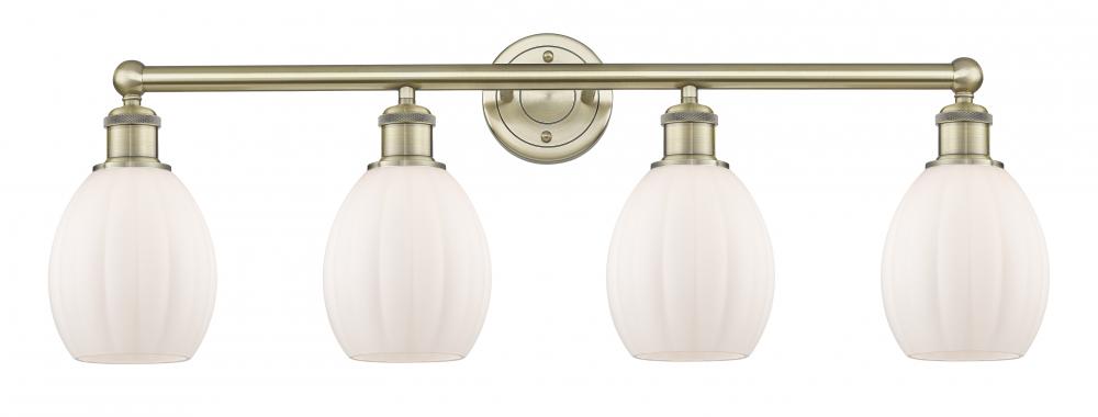 Eaton - 4 Light - 33 inch - Antique Brass - Bath Vanity Light