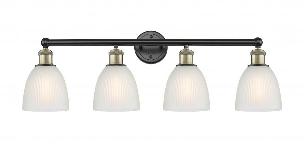 Castile - 4 Light - 33 inch - Black Antique Brass - Bath Vanity Light