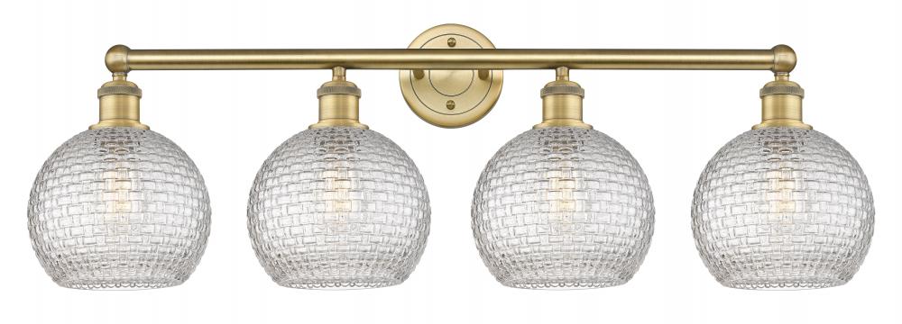 Athens - 4 Light - 35 inch - Brushed Brass - Bath Vanity Light