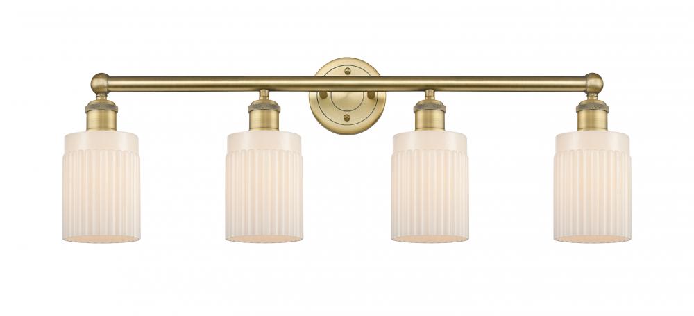 Hadley - 4 Light - 32 inch - Brushed Brass - Bath Vanity Light