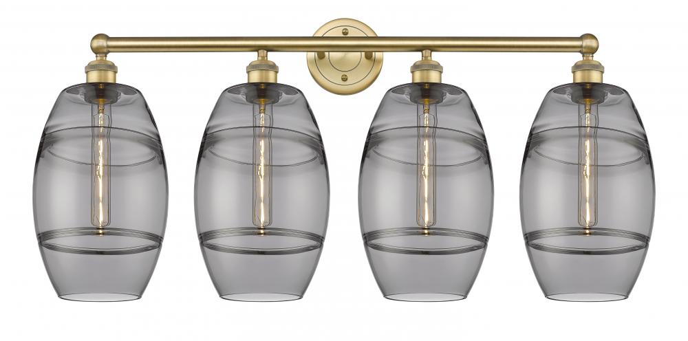 Vaz - 4 Light - 35 inch - Brushed Brass - Bath Vanity Light