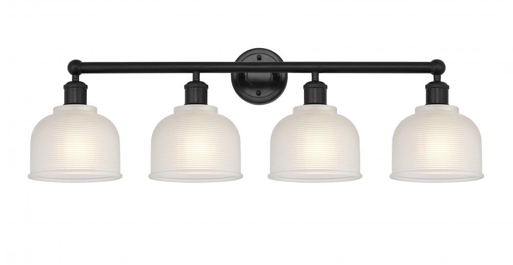 Dayton - 4 Light - 33 inch - Matte Black - Bath Vanity Light