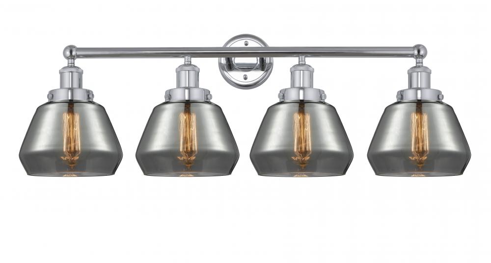 Fulton - 4 Light - 34 inch - Polished Chrome - Bath Vanity Light