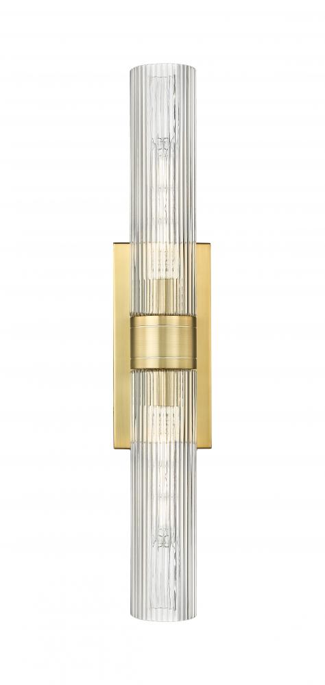 Boreas - 2 Light - 24 inch - Satin Gold - Bath Vanity Light