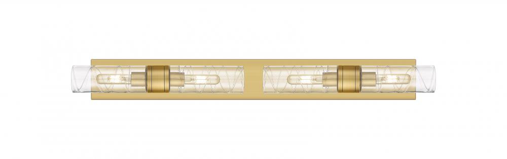 Boreas - 4 Light - 39 inch - Brushed Brass - Bath Vanity Light