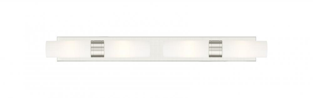 Boreas - 4 Light - 39 inch - Satin Nickel - Bath Vanity Light