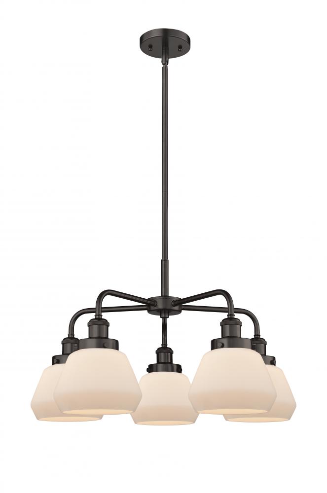 Fulton - 5 Light - 26 inch - Oil Rubbed Bronze - Chandelier