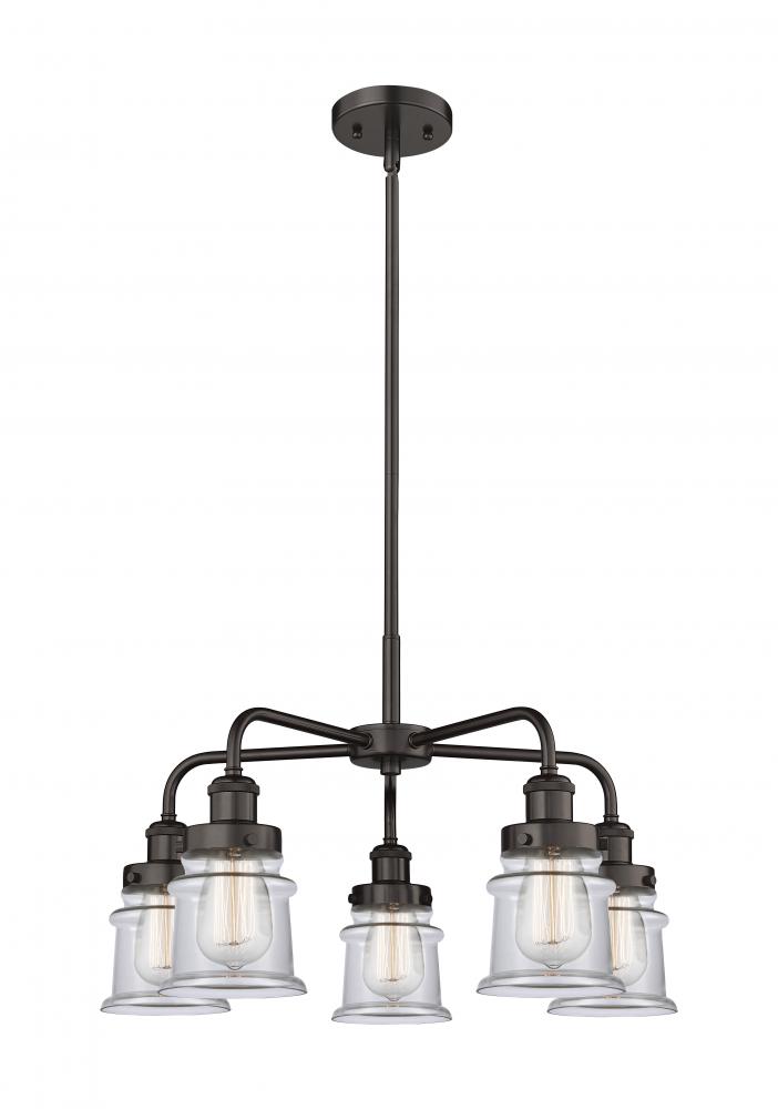 Canton - 5 Light - 24 inch - Oil Rubbed Bronze - Chandelier