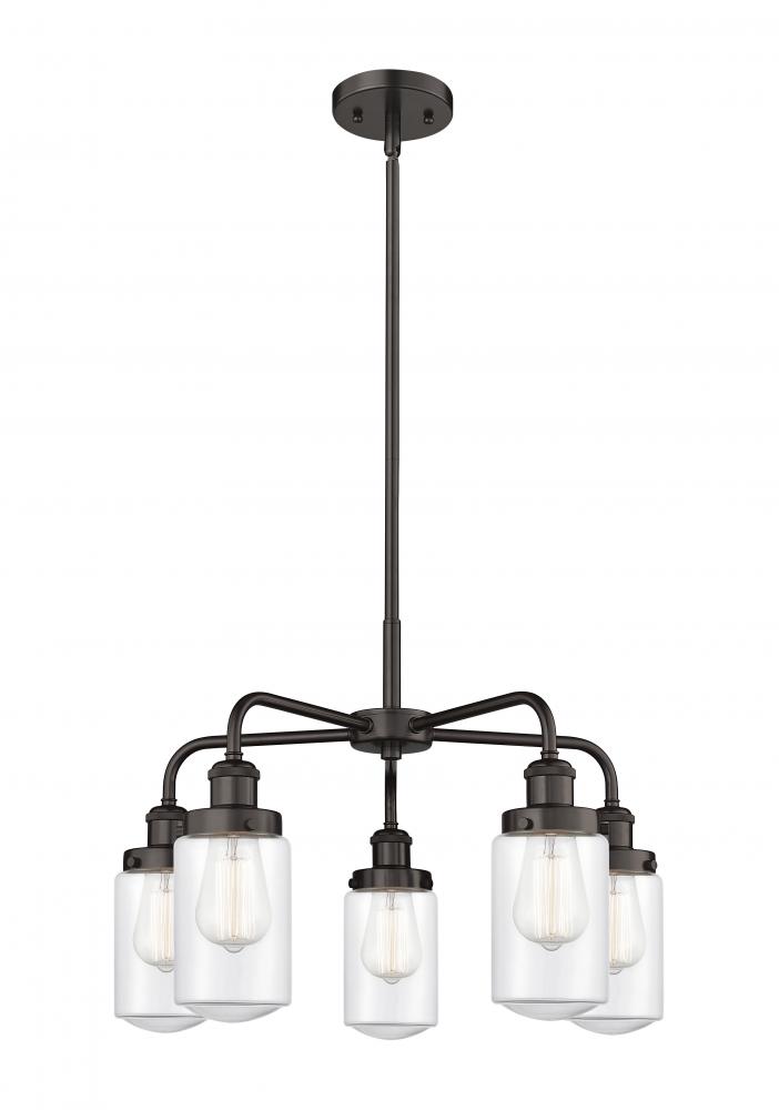 Dover - 5 Light - 23 inch - Oil Rubbed Bronze - Chandelier