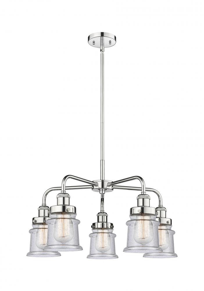 Canton - 5 Light - 24 inch - Polished Chrome - Chandelier