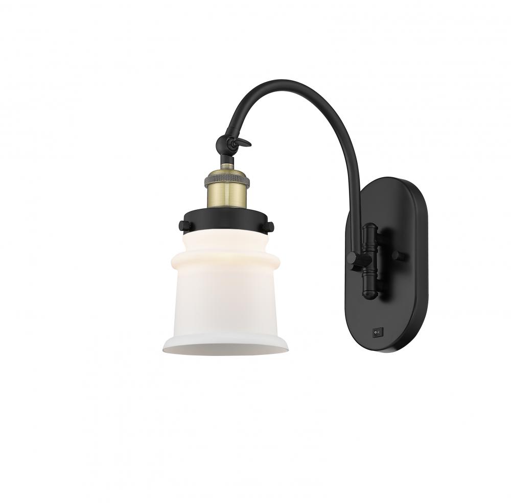 Canton - 1 Light - 7 inch - Black Antique Brass - Sconce