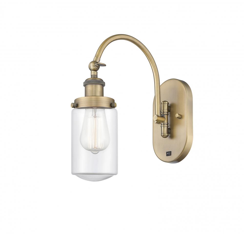 Dover - 1 Light - 5 inch - Brushed Brass - Sconce