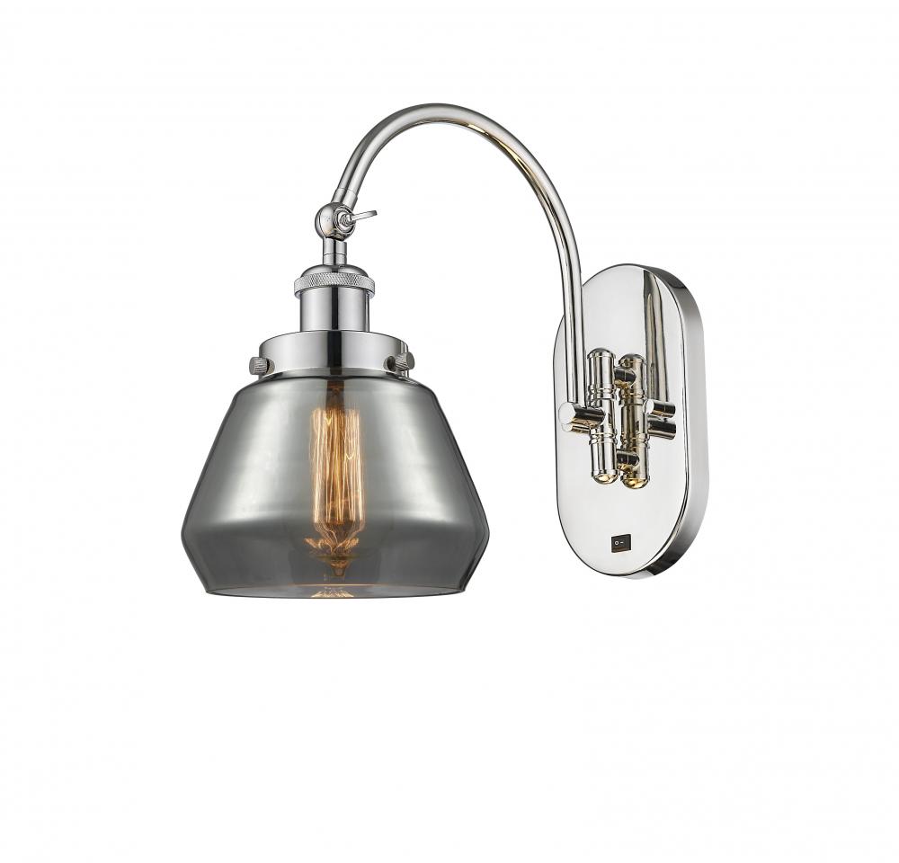 Fulton - 1 Light - 7 inch - Polished Nickel - Sconce