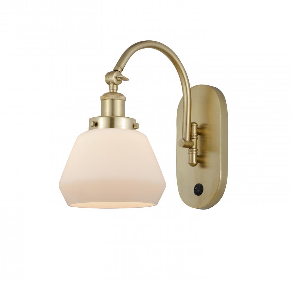 Fulton - 1 Light - 7 inch - Satin Gold - Sconce