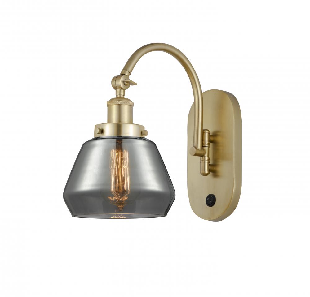 Fulton - 1 Light - 7 inch - Satin Gold - Sconce