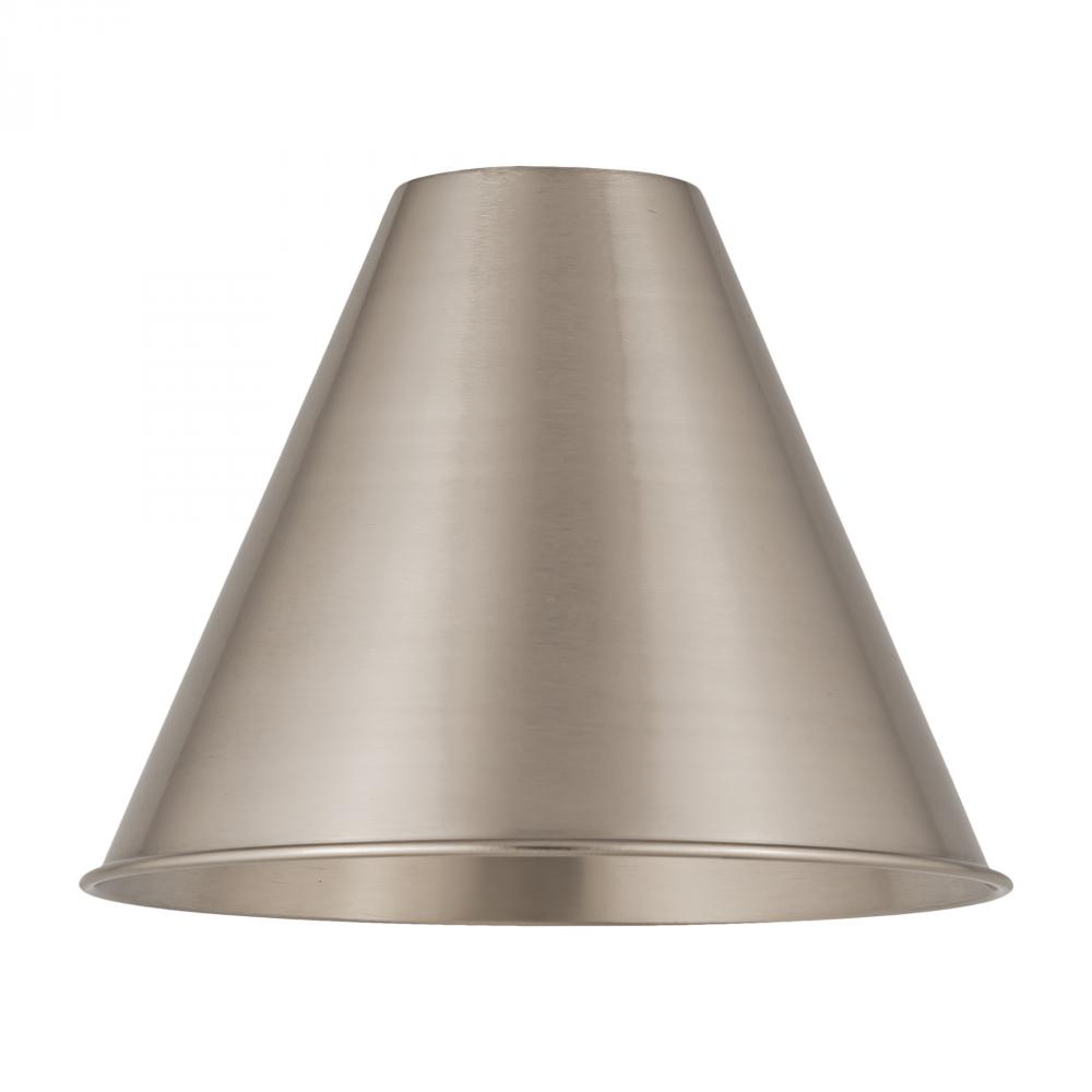 Berkshire Light 12 inch Brushed Satin Nickel Metal Shade