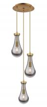 Innovations Lighting 113-451-1P-BB-G451-5SM - Owego - 3 Light - 13 inch - Brushed Brass - Multi Pendant