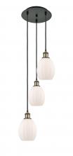 Innovations Lighting 113B-3P-BAB-G81 - Eaton - 3 Light - 12 inch - Black Antique Brass - Cord Hung - Multi Pendant