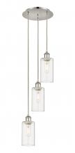 Innovations Lighting 113B-3P-PN-G434-7CL - Crown Point - 3 Light - 13 inch - Polished Nickel - Multi Pendant