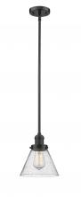 Innovations Lighting 201S-OB-G44 - Cone - 1 Light - 8 inch - Oil Rubbed Bronze - Stem Hung - Mini Pendant