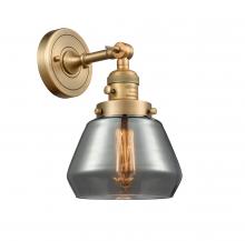 Innovations Lighting 203SW-BB-G173 - Fulton - 1 Light - 7 inch - Brushed Brass - Sconce