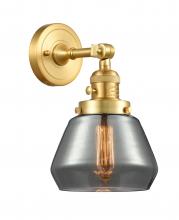 Innovations Lighting 203SW-SG-G173 - Fulton - 1 Light - 7 inch - Satin Gold - Sconce