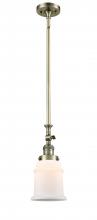  206-AB-G181 - Canton - 1 Light - 6 inch - Antique Brass - Stem Hung - Mini Pendant