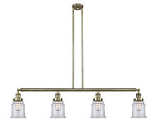 Innovations Lighting 214-AB-G182-LED - Canton - 4 Light - 51 inch - Antique Brass - Stem Hung - Island Light