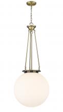 Innovations Lighting 221-1P-AB-G201-18 - Beacon - 1 Light - 18 inch - Antique Brass - Chain Hung - Pendant