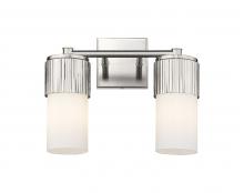 Innovations Lighting 428-2W-SN-G428-7WH - Bolivar - 2 Light - 14 inch - Satin Nickel - Bath Vanity Light