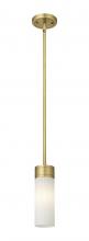 Innovations Lighting 429-1S-BB-G429-8WH - Empire - 1 Light - 3 inch - Brushed Brass - Pendant