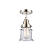 Innovations Lighting 447-1C-PN-G182S - Canton - 1 Light - 6 inch - Polished Nickel - Flush Mount