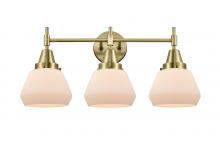  447-3W-AB-G171 - Fulton - 3 Light - 25 inch - Antique Brass - Bath Vanity Light