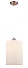 Innovations Lighting 516-1P-AC-G111-L - Cobbleskill - 1 Light - 9 inch - Antique Copper - Cord hung - Mini Pendant