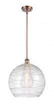 Innovations Lighting 516-1S-AC-G1213-14 - Athens Deco Swirl - 1 Light - 14 inch - Antique Copper - Pendant