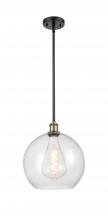 Innovations Lighting 516-1S-BAB-G124-12 - Athens - 1 Light - 12 inch - Black Antique Brass - Mini Pendant