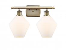 Innovations Lighting 516-2W-AB-G651-8 - Cindyrella - 2 Light - 18 inch - Antique Brass - Bath Vanity Light