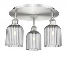 Innovations Lighting 516-3C-SN-G559-5SM - Bridal Veil - 3 Light - 17 inch - Satin Nickel - Flush Mount